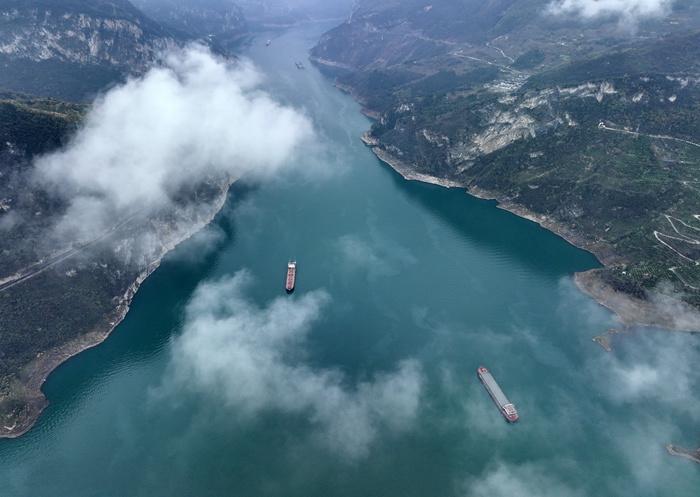 湖北秭歸：三峽景色美