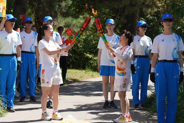 成都世界大學生夏季運動會火炬?zhèn)鬟f啟動